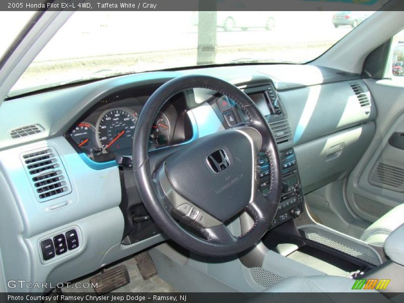 Taffeta White / Gray 2005 Honda Pilot EX-L 4WD