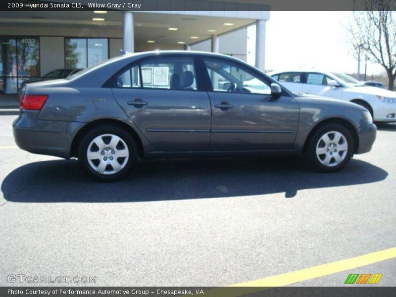 Willow Gray / Gray 2009 Hyundai Sonata GLS