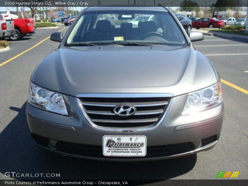 Willow Gray / Gray 2009 Hyundai Sonata GLS