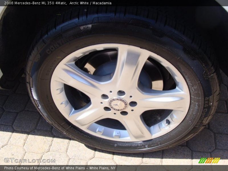 Arctic White / Macadamia 2008 Mercedes-Benz ML 350 4Matic