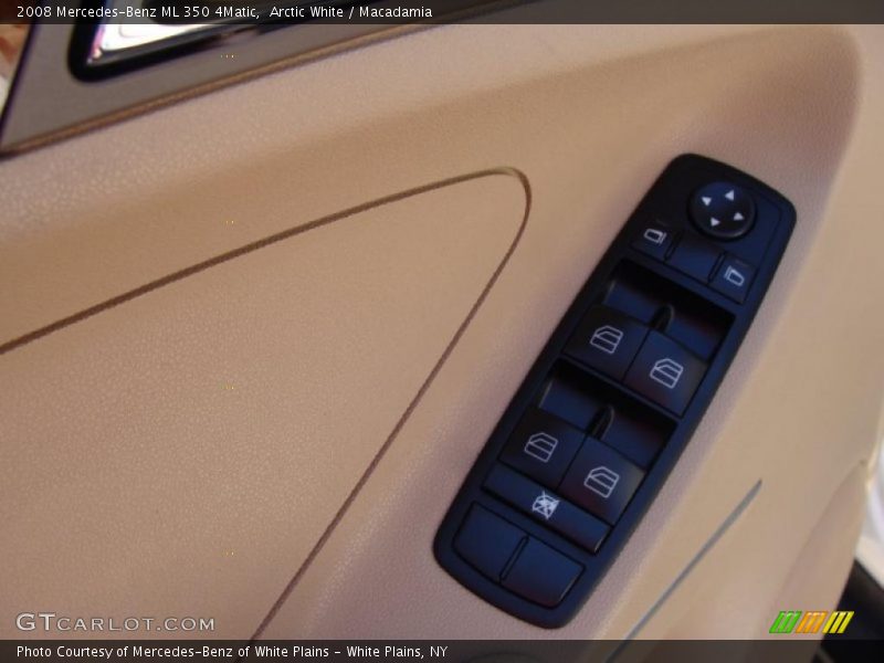Arctic White / Macadamia 2008 Mercedes-Benz ML 350 4Matic