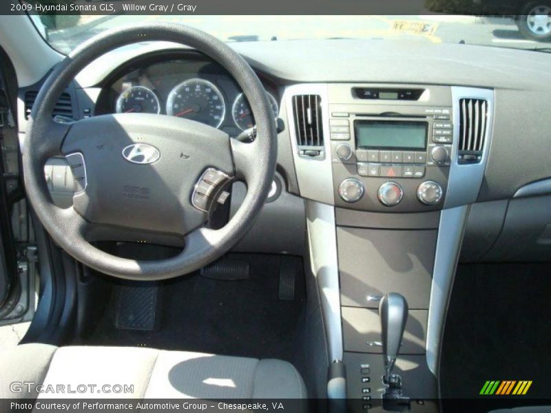 Willow Gray / Gray 2009 Hyundai Sonata GLS