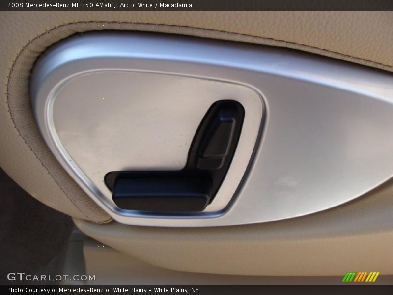 Arctic White / Macadamia 2008 Mercedes-Benz ML 350 4Matic
