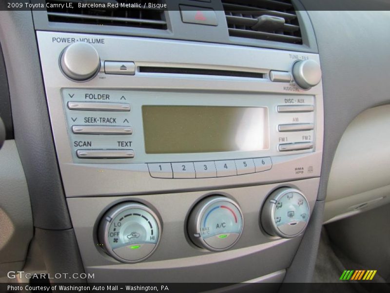 Barcelona Red Metallic / Bisque 2009 Toyota Camry LE