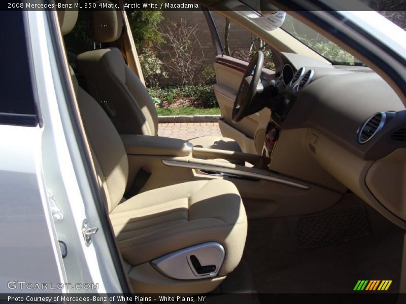 Arctic White / Macadamia 2008 Mercedes-Benz ML 350 4Matic