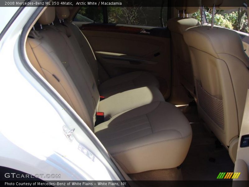 Arctic White / Macadamia 2008 Mercedes-Benz ML 350 4Matic