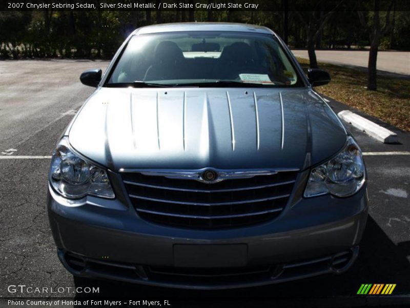 Silver Steel Metallic / Dark Slate Gray/Light Slate Gray 2007 Chrysler Sebring Sedan