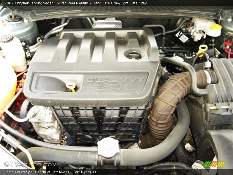 Silver Steel Metallic / Dark Slate Gray/Light Slate Gray 2007 Chrysler Sebring Sedan