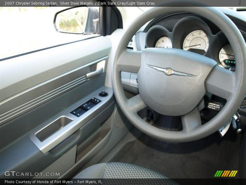 Silver Steel Metallic / Dark Slate Gray/Light Slate Gray 2007 Chrysler Sebring Sedan