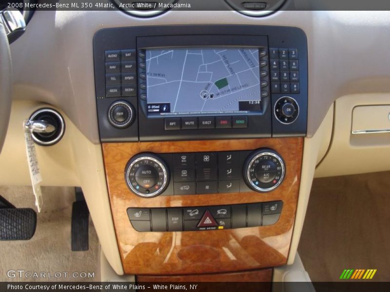Arctic White / Macadamia 2008 Mercedes-Benz ML 350 4Matic