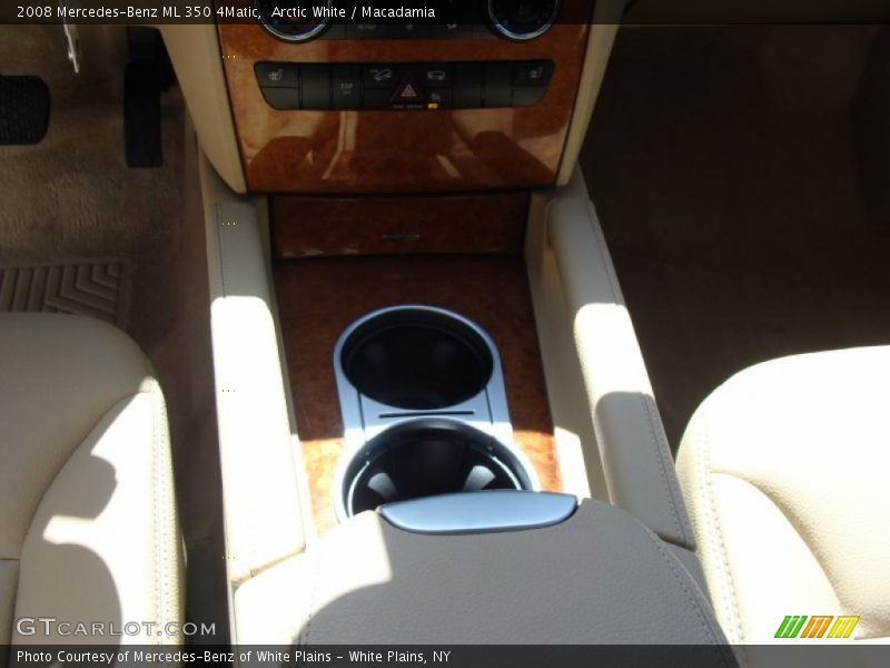 Arctic White / Macadamia 2008 Mercedes-Benz ML 350 4Matic