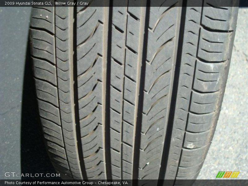 Willow Gray / Gray 2009 Hyundai Sonata GLS