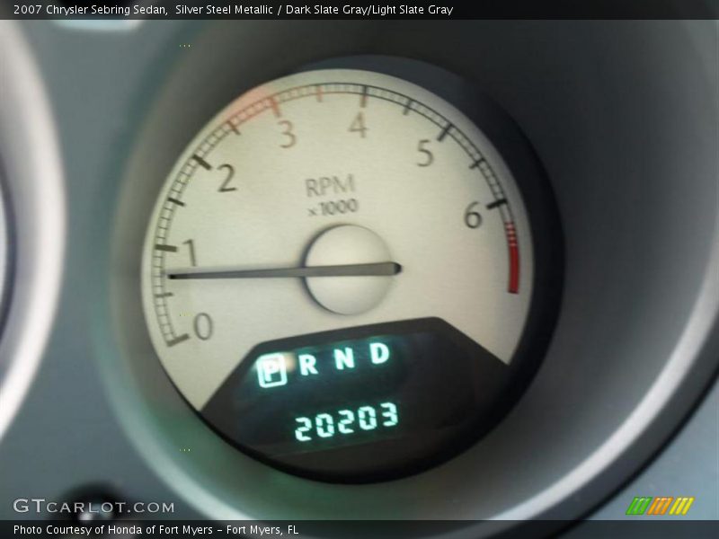 Silver Steel Metallic / Dark Slate Gray/Light Slate Gray 2007 Chrysler Sebring Sedan