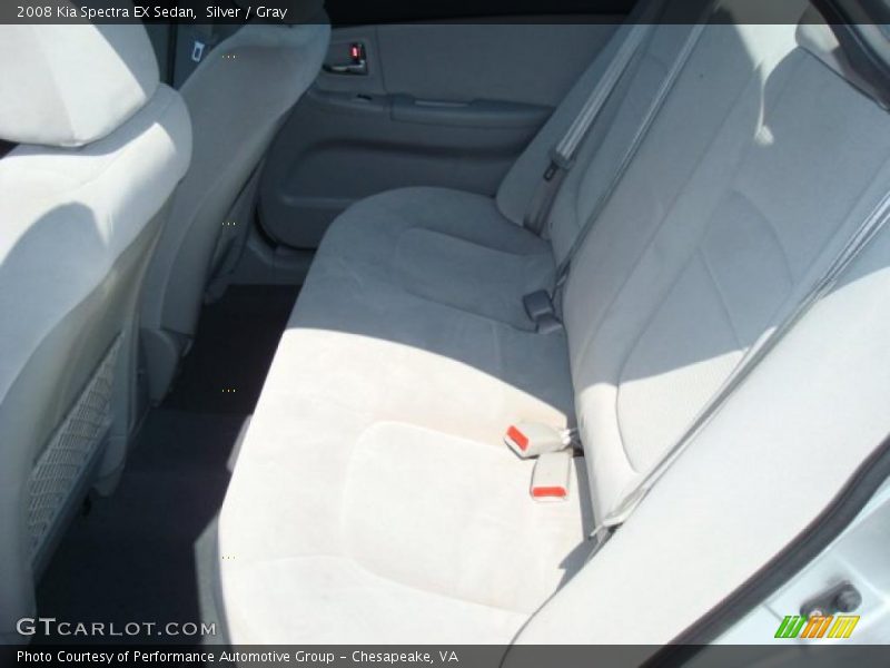 Silver / Gray 2008 Kia Spectra EX Sedan