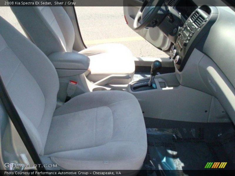 Silver / Gray 2008 Kia Spectra EX Sedan
