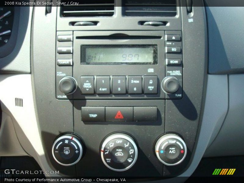 Silver / Gray 2008 Kia Spectra EX Sedan
