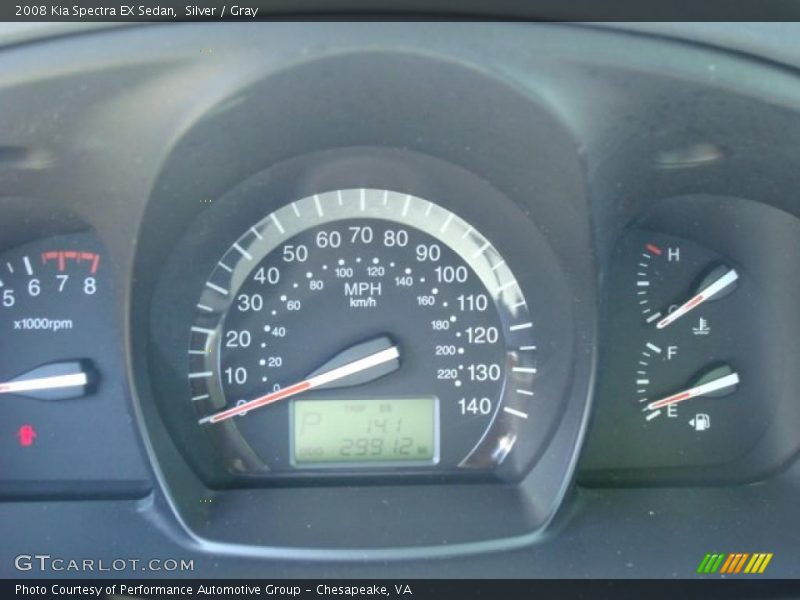 Silver / Gray 2008 Kia Spectra EX Sedan