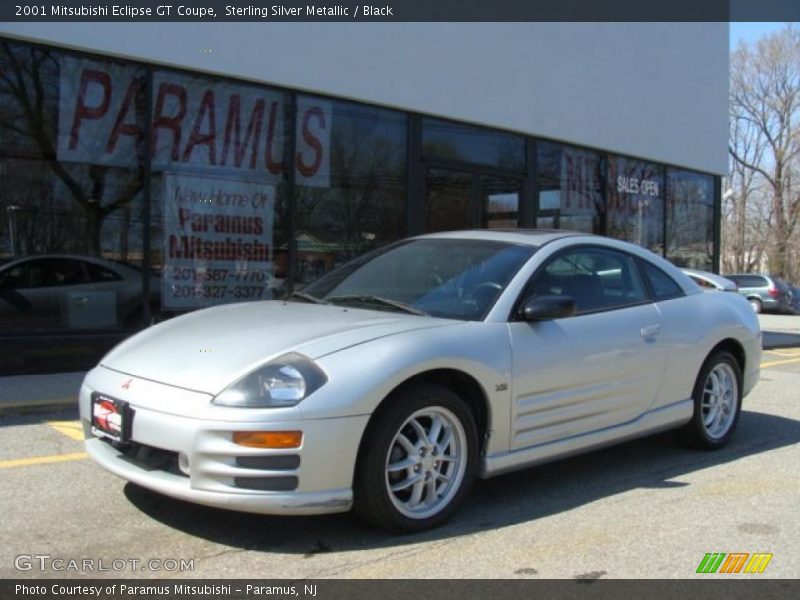 Sterling Silver Metallic / Black 2001 Mitsubishi Eclipse GT Coupe