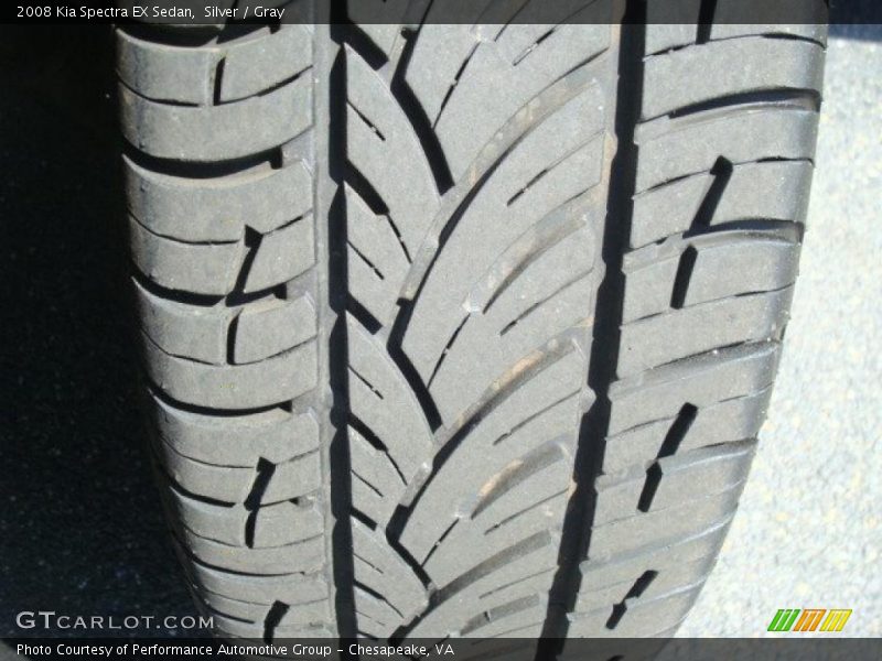 Silver / Gray 2008 Kia Spectra EX Sedan