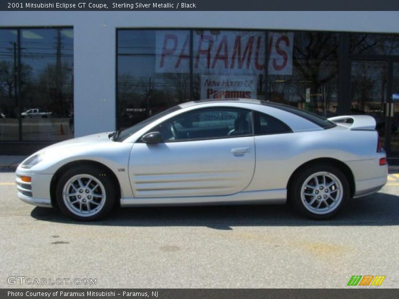 Sterling Silver Metallic / Black 2001 Mitsubishi Eclipse GT Coupe