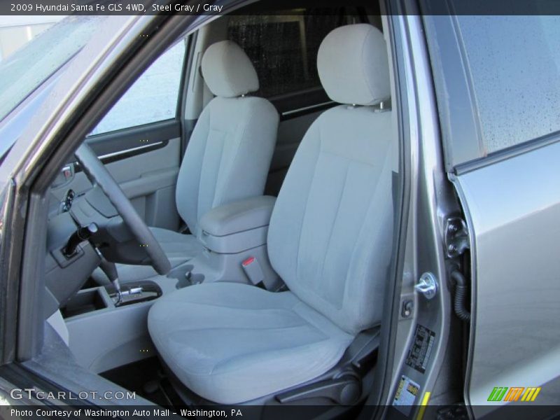 Steel Gray / Gray 2009 Hyundai Santa Fe GLS 4WD