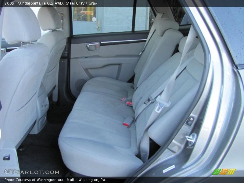 Steel Gray / Gray 2009 Hyundai Santa Fe GLS 4WD