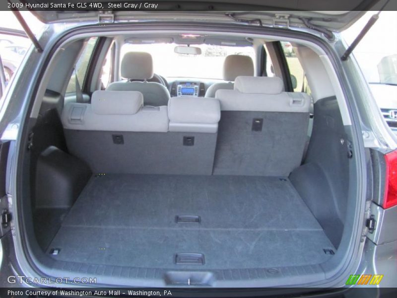 Steel Gray / Gray 2009 Hyundai Santa Fe GLS 4WD