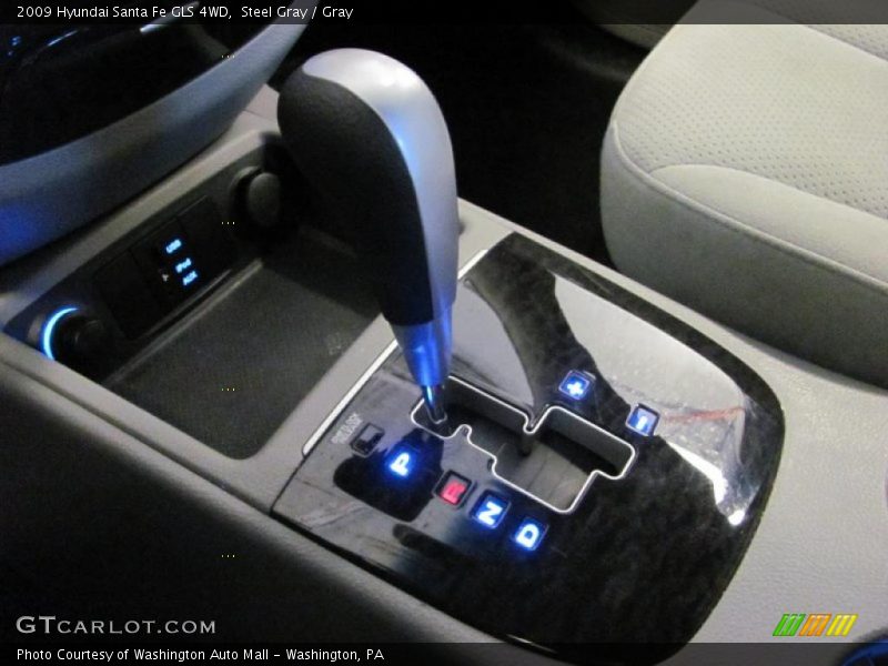 Steel Gray / Gray 2009 Hyundai Santa Fe GLS 4WD
