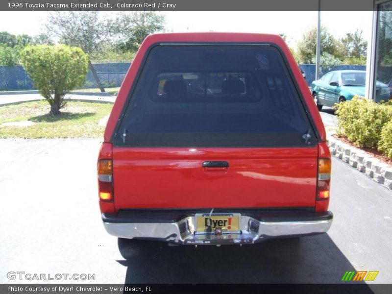 Colorado Red / Gray 1996 Toyota Tacoma Extended Cab