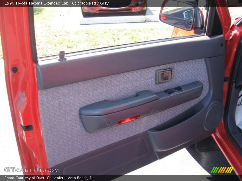 Colorado Red / Gray 1996 Toyota Tacoma Extended Cab
