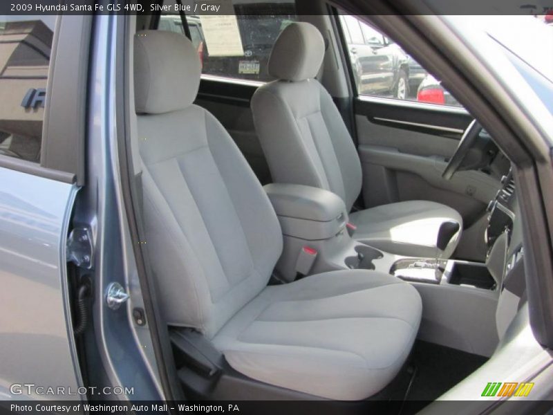 Silver Blue / Gray 2009 Hyundai Santa Fe GLS 4WD