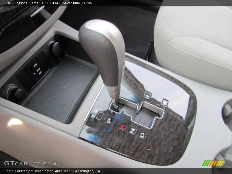 Silver Blue / Gray 2009 Hyundai Santa Fe GLS 4WD