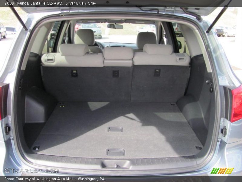 Silver Blue / Gray 2009 Hyundai Santa Fe GLS 4WD