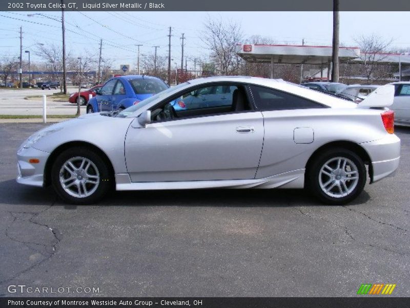 Liquid Silver Metallic / Black 2002 Toyota Celica GT