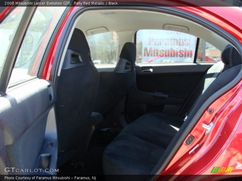 Rally Red Metallic / Black 2008 Mitsubishi Lancer Evolution GSR