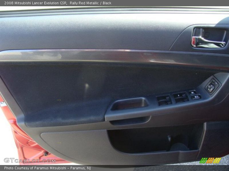 Rally Red Metallic / Black 2008 Mitsubishi Lancer Evolution GSR