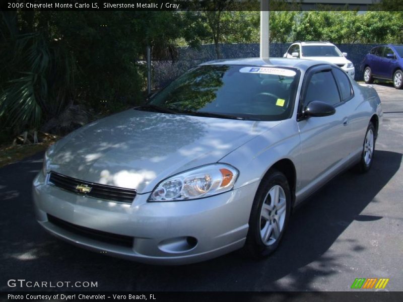 Silverstone Metallic / Gray 2006 Chevrolet Monte Carlo LS