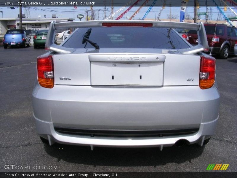 Liquid Silver Metallic / Black 2002 Toyota Celica GT