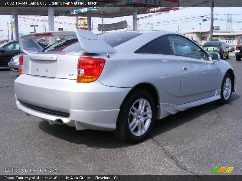 Liquid Silver Metallic / Black 2002 Toyota Celica GT