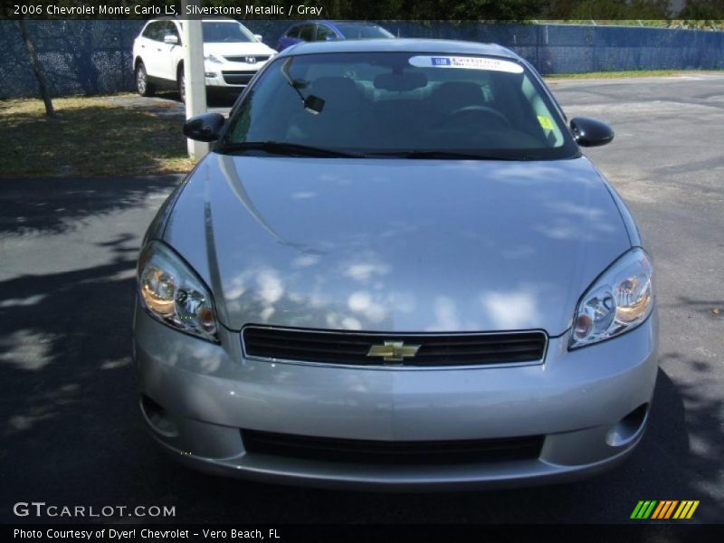 Silverstone Metallic / Gray 2006 Chevrolet Monte Carlo LS