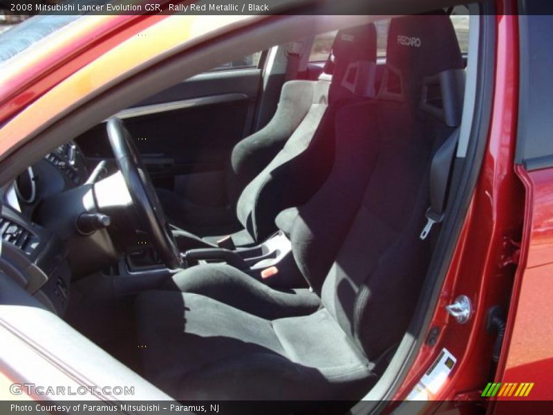 Rally Red Metallic / Black 2008 Mitsubishi Lancer Evolution GSR