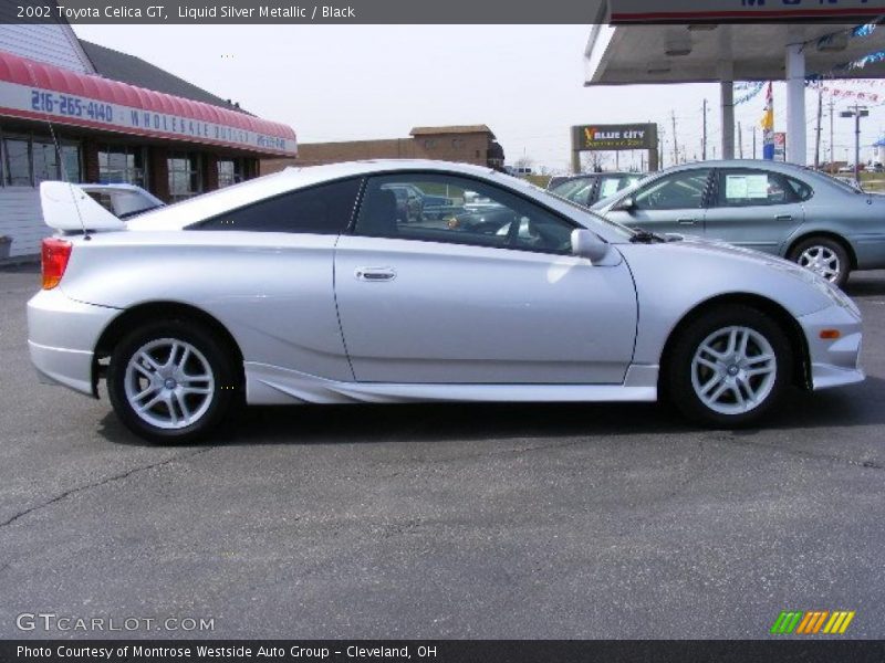Liquid Silver Metallic / Black 2002 Toyota Celica GT
