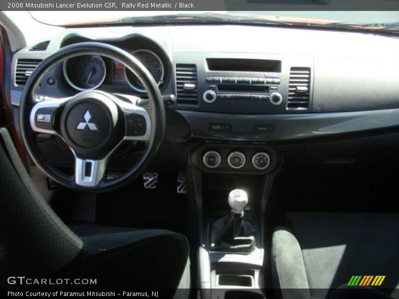 Rally Red Metallic / Black 2008 Mitsubishi Lancer Evolution GSR