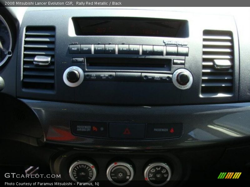 Rally Red Metallic / Black 2008 Mitsubishi Lancer Evolution GSR