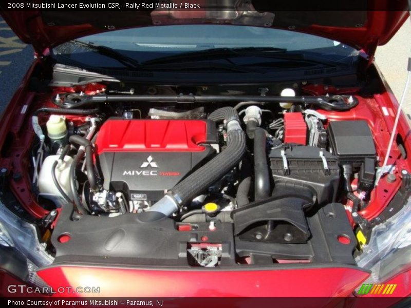 Rally Red Metallic / Black 2008 Mitsubishi Lancer Evolution GSR