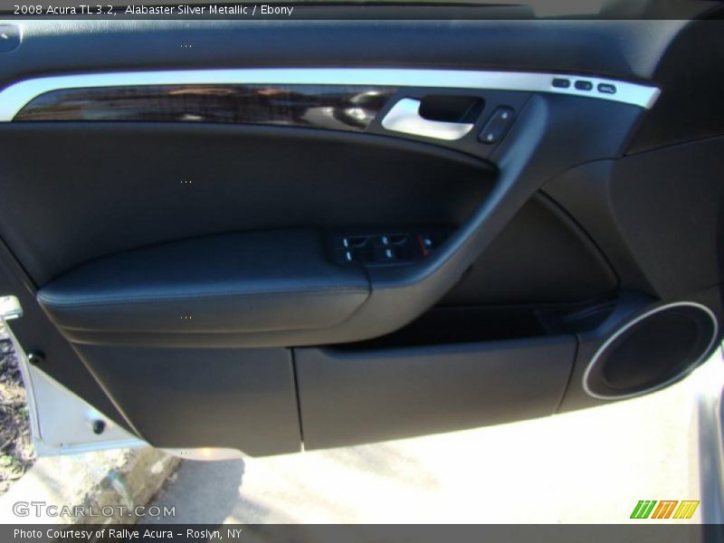 Alabaster Silver Metallic / Ebony 2008 Acura TL 3.2