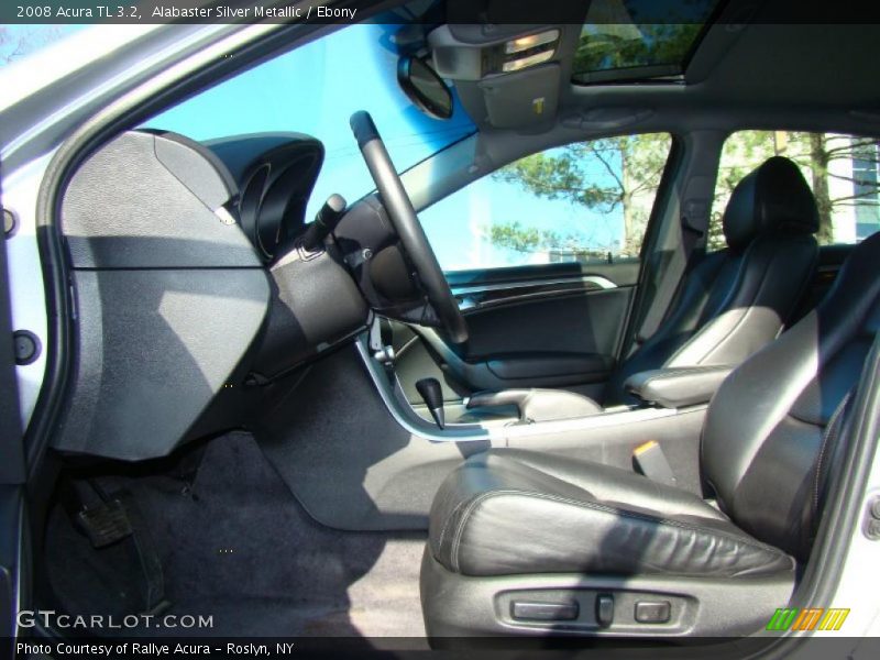 Alabaster Silver Metallic / Ebony 2008 Acura TL 3.2