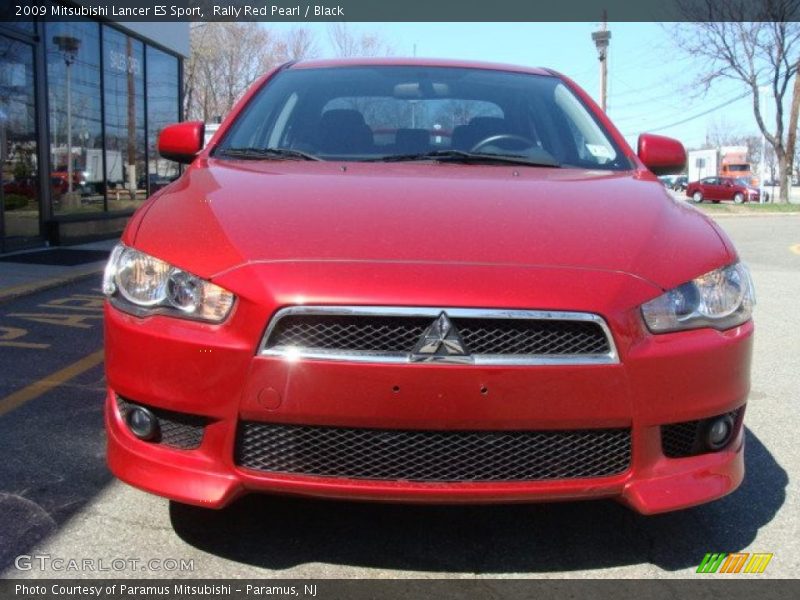 Rally Red Pearl / Black 2009 Mitsubishi Lancer ES Sport