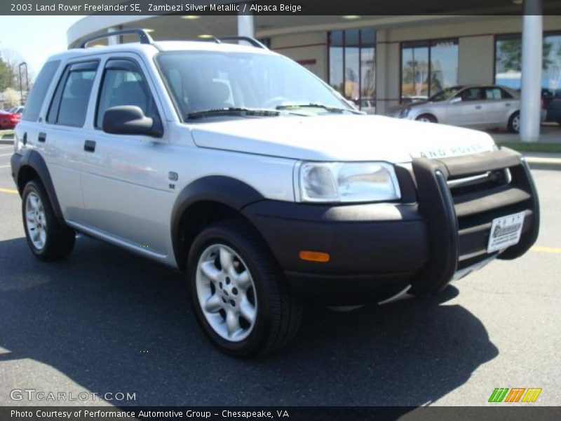 Zambezi Silver Metallic / Alpaca Beige 2003 Land Rover Freelander SE