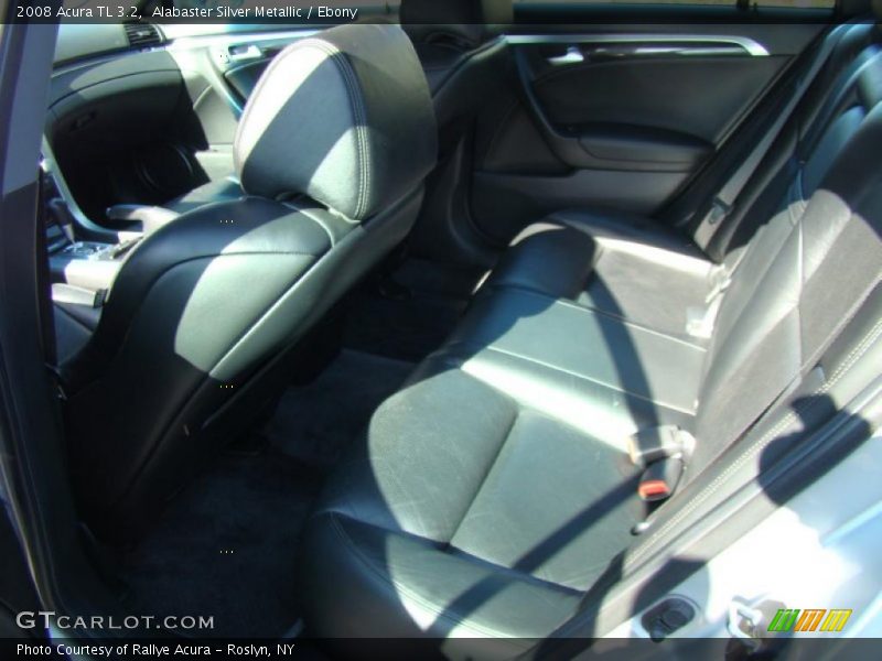 Alabaster Silver Metallic / Ebony 2008 Acura TL 3.2